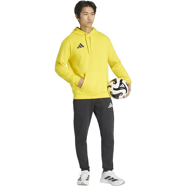 Adidas Entrada 26 Sweater Met Kap Heren - Geel / Zwart