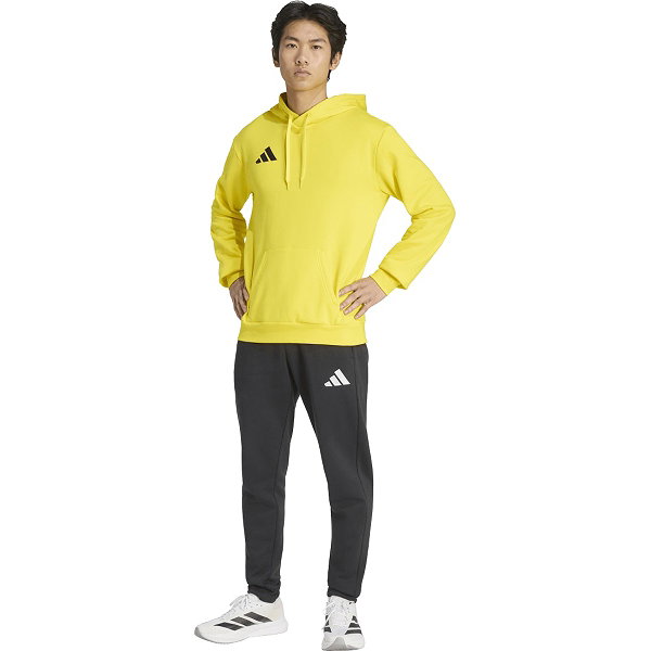 Adidas Entrada 26 Sweater Met Kap Heren - Geel / Zwart