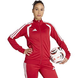 Présentation: Adidas Tiro 26 Veste D'entraînement Polyester Femmes - Rouge