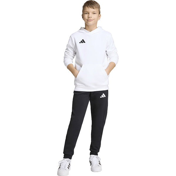 Adidas Entrada 26 Sweater Met Kap Kinderen - Wit