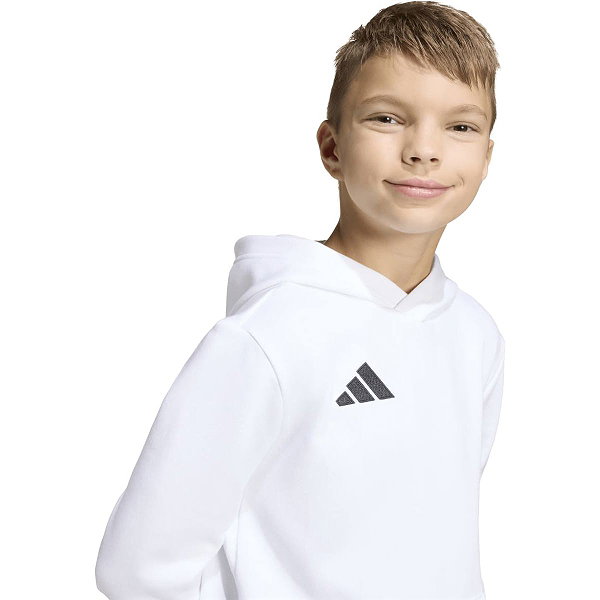 Adidas Entrada 26 Sweater Met Kap Kinderen - Wit