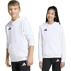 Voorvertoning: Adidas Entrada 26 Sweater Met Kap Kinderen - Wit