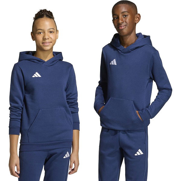 Adidas Entrada 26 Kapuzensweat Kinder - Marine