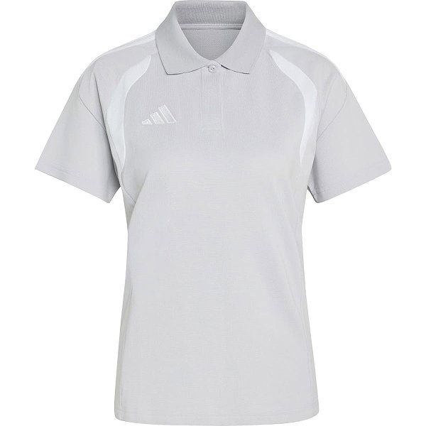 Adidas Tiro 26 Polo Femmes - Gris Clair / Blanc