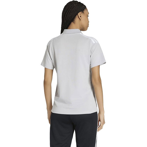 Adidas Tiro 26 Polo Femmes - Gris Clair / Blanc