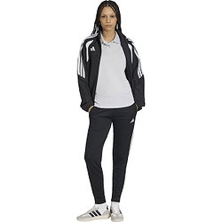 Présentation: Adidas Tiro 26 Polo Femmes - Gris Clair / Blanc