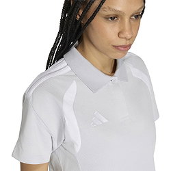 Présentation: Adidas Tiro 26 Polo Femmes - Gris Clair / Blanc