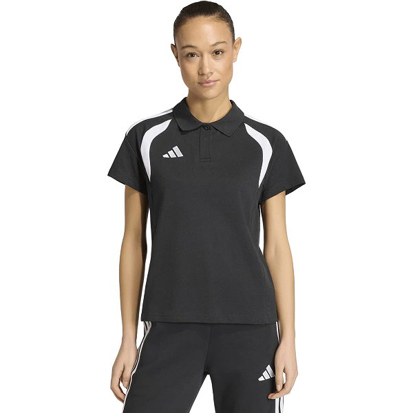 Adidas Tiro 26 Polo Femmes - Blanc / Noir
