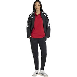Vorschau: Adidas Tiro 26 Polo Damen - Rot / Weiß
