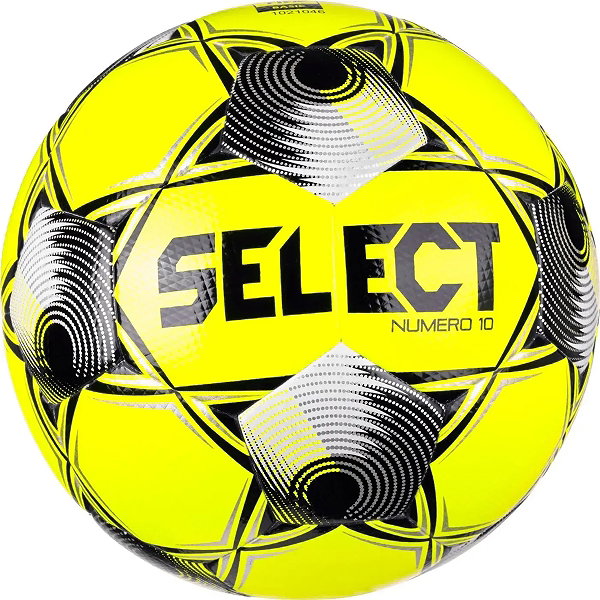 Select Numero 10 V26 (Size 5) Ballon De Compétition Et D'entraînement - Jaune / Argent