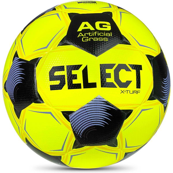 Select X-Turf V26 (Size 4 & 5) Ballon - Gazon Artificiel - Jaune / Gris