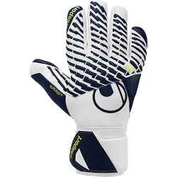 Uhlsport Fangmaschine Supersoft Hn Torwarthandschuhe - Weiß / Marine / Neongelb