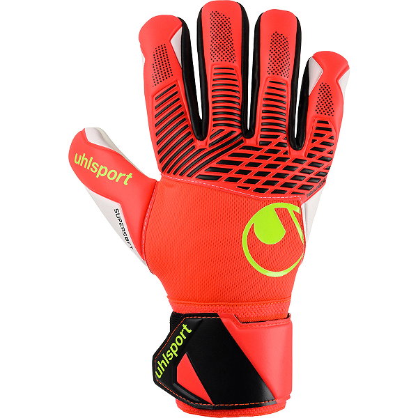 Uhlsport Fm Supersoft Hn Keepershandschoenen - Fluorood / Wit / Fluogeel