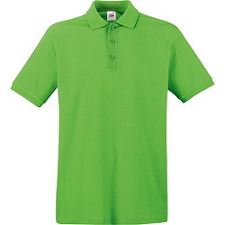 Fruit Of The Loom Premium Polo Hommes - Lime