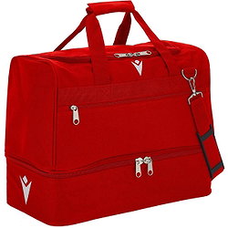 Macron Rocket Large Sac De Sport Avec Compartiment Inférieur - Rouge