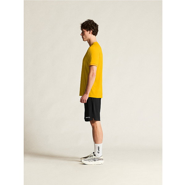 Craft Evolve 2.0 T-Shirt Hommes - Jaune