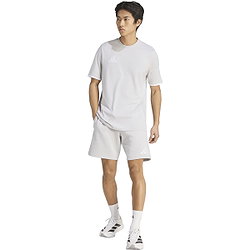 Présentation: Adidas Entrada 26 Short Sweat Hommes - Gris Clair / Blanc