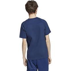 Voorvertoning: Adidas Tiro 25 Travel T-Shirt Kinderen - Marine