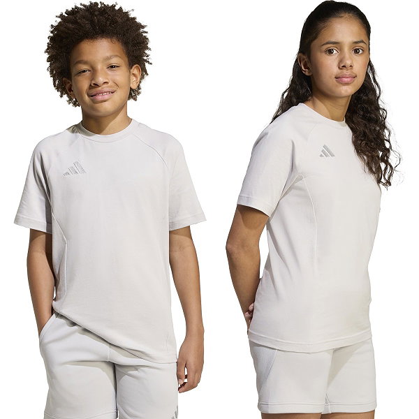 Adidas Tiro 25 Travel T-Shirt Kinderen - Lichtgrijs