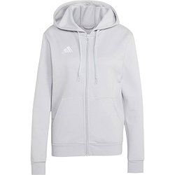 Adidas Entrada 26 Hoodie Damen - Hellgrau / Weiß