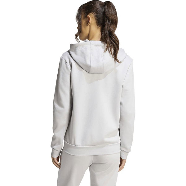Adidas Entrada 26 Hoodie Dames - Lichtgrijs / Wit