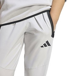 Voorvertoning: Adidas Tiro Travel Woven Trainingsbroek Kinderen - Lichtgrijs