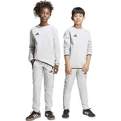 Voorvertoning: Adidas Tiro Travel Woven Trainingsbroek Kinderen - Lichtgrijs
