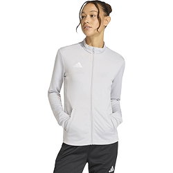 Présentation: Adidas Entrada 26 Veste D'entraînement Femmes - Gris Clair / Blanc