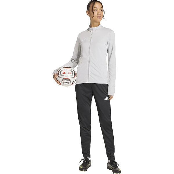 Adidas Entrada 26 Veste D'entraînement Femmes - Gris Clair / Blanc