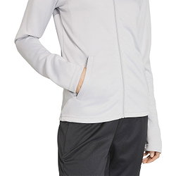 Présentation: Adidas Entrada 26 Veste D'entraînement Femmes - Gris Clair / Blanc