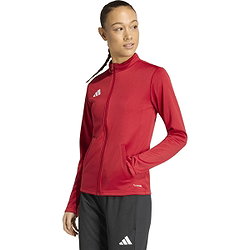 Présentation: Adidas Entrada 26 Veste D'entraînement Femmes - Rouge / Blanc