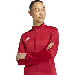 Présentation: Adidas Entrada 26 Veste D'entraînement Femmes - Rouge / Blanc