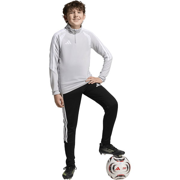 Adidas Tiro 26 League Ziptop Kinderen - Lichtgrijs / Wit