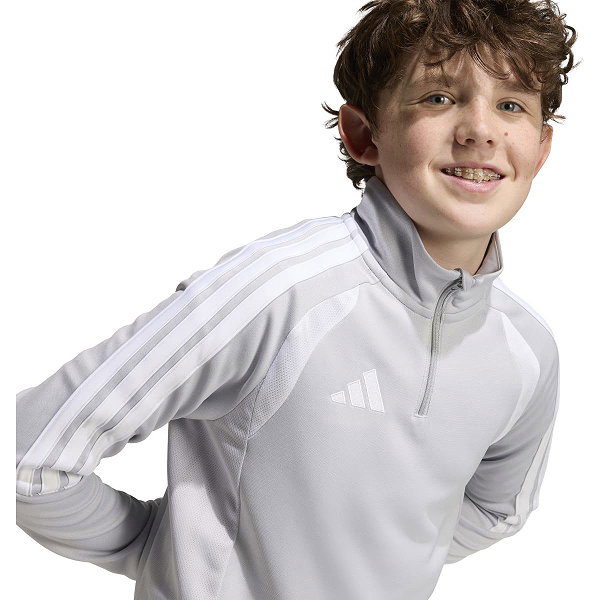 Adidas Tiro 26 League Ziptop Kinderen - Lichtgrijs / Wit