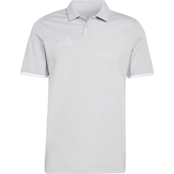 Adidas Entrada 26 Polo Hommes - Gris Clair / Blanc