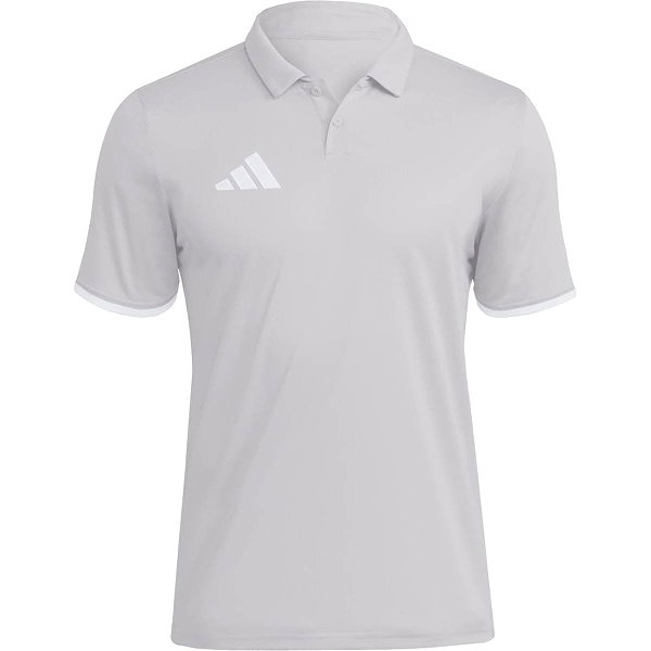 Adidas Entrada 26 Polo Hommes - Gris Clair / Blanc