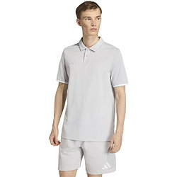 Présentation: Adidas Entrada 26 Polo Hommes - Gris Clair / Blanc