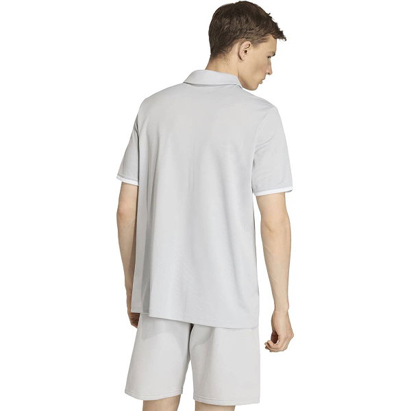 Adidas Entrada 26 Polo Hommes - Gris Clair / Blanc