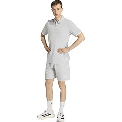 Présentation: Adidas Entrada 26 Polo Hommes - Gris Clair / Blanc