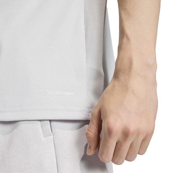 Adidas Entrada 26 Polo Hommes - Gris Clair / Blanc