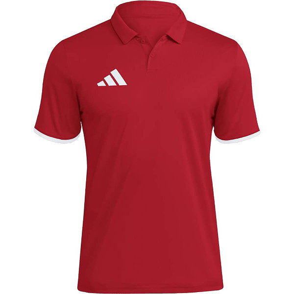 Adidas Entrada 26 Polo Hommes - Rouge / Blanc