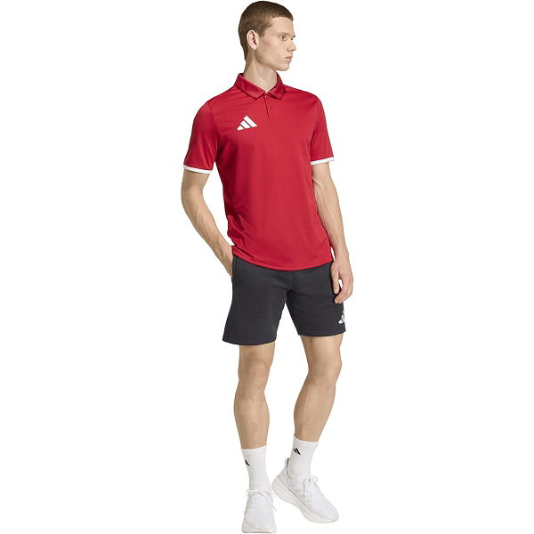 Adidas Entrada 26 Polo Hommes - Rouge / Blanc