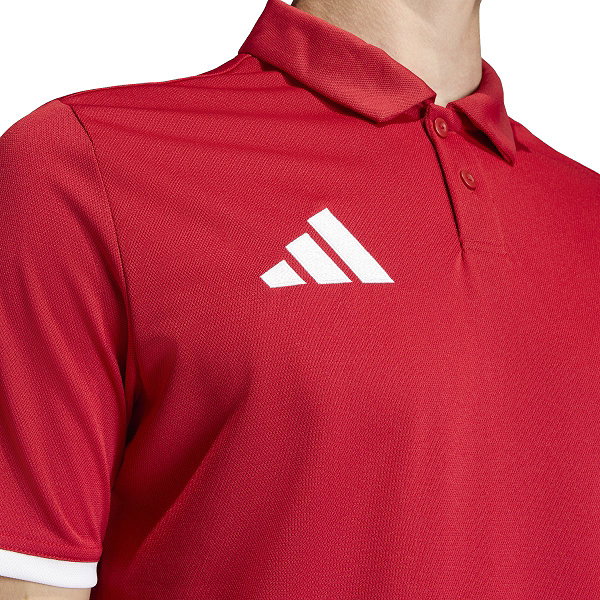 Adidas Entrada 26 Polo Hommes - Rouge / Blanc