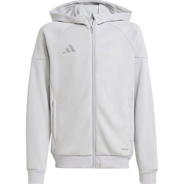 Adidas Tiro 25 Sweat À Capuche Enfants - Gris Clair / Blanc