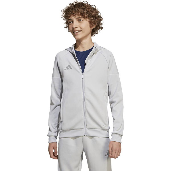Adidas Tiro 25 Sweat À Capuche Enfants - Gris Clair / Blanc