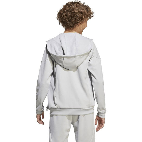 Adidas Tiro 25 Sweat À Capuche Enfants - Gris Clair / Blanc