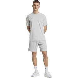 Présentation: Adidas Tiro 25 Travel T-Shirt Hommes - Gris Clair / Blanc