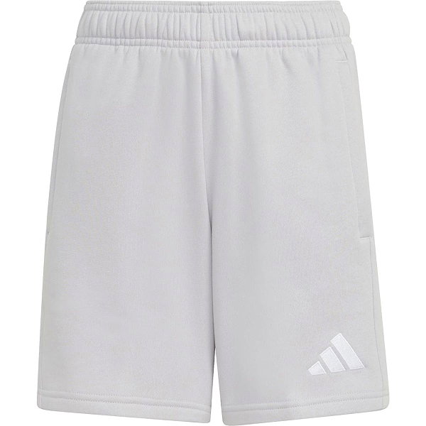 Adidas Entrada 26 Short Sweat Enfants - Gris Clair / Blanc