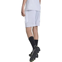 Présentation: Adidas Tiro 26 Short D'entraînement Enfants - Gris Clair / Blanc