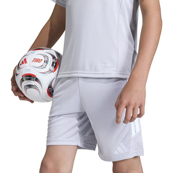 Adidas Tiro 26 Short D'entraînement Enfants - Gris Clair / Blanc